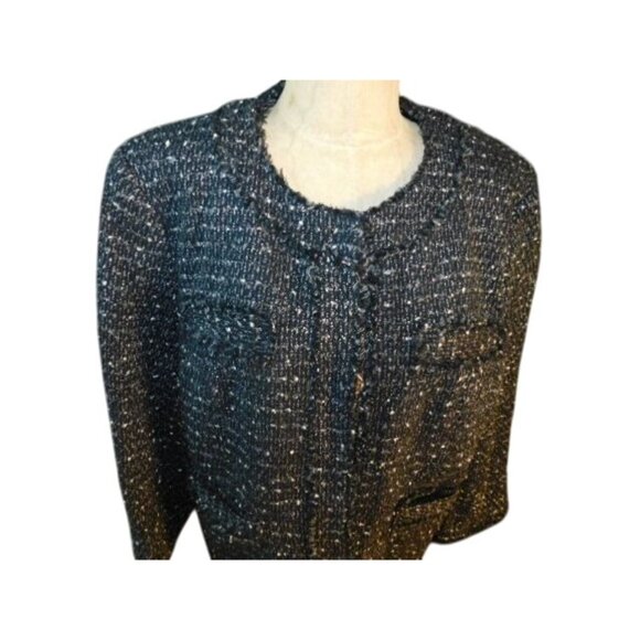 Michael Kors Size 16 Tweedy Lined Career Jacket Blazer - Picture 2 of 3